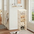 thumbnail image 5 of Uuiauoio Vertical Narrow Tall Shoe Rack for Front Door Entrance,Sturdy Shoe Rack Organizer for Closet Entryway, Storage Shelf, Space Saving Stackable Shoe Tower, 5 of 6