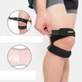 thumbnail image 5 of Knee Support Brace Open Patella Running Strap Injury Pain Relief Adjustable, 5 of 6