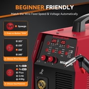 ARCCAPTAIN 6 in 1 MIG Welder Multiprocess 200A 110V/220V 1-Pack