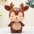 thumbnail image 4 of Deer Money Box, Pig Money Box With Deer Money Box, Brown Deer Money Box, For Birthday Gift For A Bea, 4 of 5