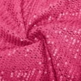 thumbnail image 4 of safuny Women's Maxi Side Split Dress Solid Sequins Shiny Trendy Dresses Sleeveless Elegant Cocktail Wedding Evening Party Holiday One Shoulder Hot Pink XL, 4 of 4