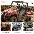thumbnail image 4 of KUIFORTI Cute Camouflage UTV Seat Covers Scratch-resistant Seats Cover with Headrest Covers Polyester Rhino UTV Accessories Compatible with Rhino 700 660 450 2004-2021, 4 of 7
