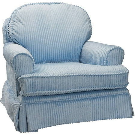 Newco Rounded Back Chenille Glider Blue Com
