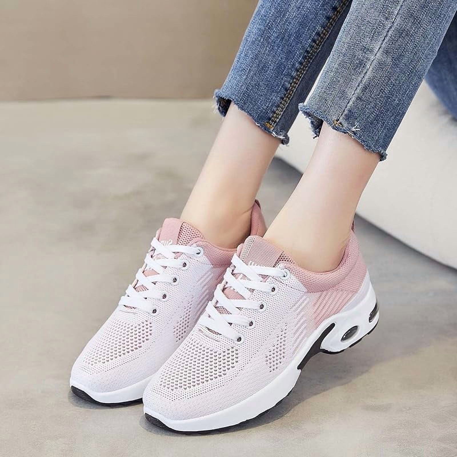 Orthopedic Shoes for Women Arch Support Walking Shoes Plantar Fasciitis Tennis Sneakers  for Gym Workout Sports
