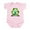 Petal Pink, variant on CafePress - Go Green Infant Bodysuit - Baby Light Bodysuit, Size Newborn - 24 Months