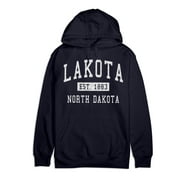 Lakota North Dakota Classic Established Premium Cotton Hoodie