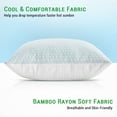 thumbnail image 3 of Gogreen Official King Size Shredded Memory Foam Bed Pillow - Adjustable, Washable Cover, 3 of 8