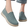 thumbnail image 2 of IEMIEMIEM Orthopedic Casual Shoes for Women Arch Support Non Slip Slip on Golf Shoes Wide Width Mesh Stretch Work Shoes Comfort 2026 New Orthopedic Shoes Green 8 Wide, 2 of 6