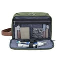 thumbnail image 2 of Men Dopp Kit Hanging Toiletry Bag with Wet Pocket & Hook Large Water Resistant Travel Accessories Organizer for Women for Gym Weekend Trip, Green, 2 of 12