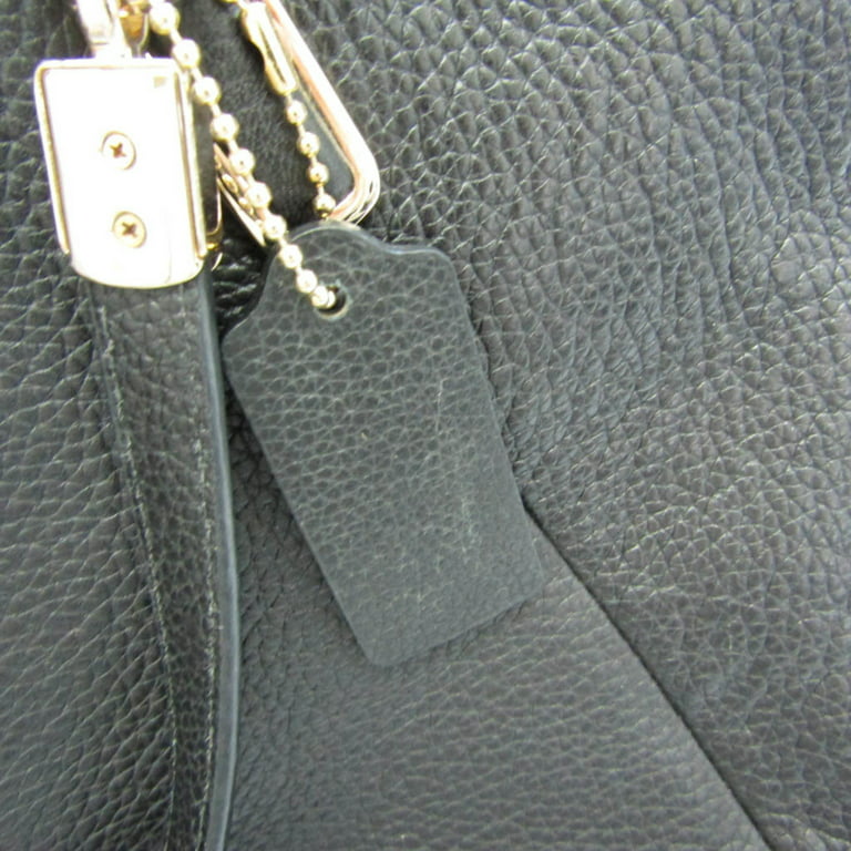 Coach - Authenticated Madison Handbag - Leather Black Plain for Women, Very Good Condition