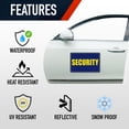 thumbnail image 4 of Rio Salto Security Magnet for Car Magnet Security Magnets for Vehicles Security Magnetic Signs for Vehicles Security Car Accessories Magnetic Signs Reflective Extra Large Patrol 2 12" x 8", 4 of 5