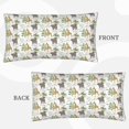 thumbnail image 2 of Disketp Jungle Animal Pillowcase, Queen Size Pillow Cases for Bedroom,Office,Sofa, Pillow Cover with Envelope Closure - 20x36in, 2 of 7