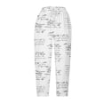 thumbnail image 3 of QATAINLAV Summer Capri Pants for Women 2024 Letter Print Capris Outdoor Casual Drawstring Cropped Trousers Vacation Loose Fit Harem Beach Pants with Pockets Today Deals Multicolor 3XL, 3 of 4