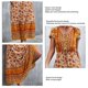 thumbnail image 5 of Vestido de verano floral para mujer, vestido floral para mujer, vestido floral con escote en V para mujer, vestido floral con rendimiento inigualable, 5 of 6