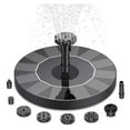 thumbnail image 1 of Solar Fountain Pump,with 6Nozzles And 4ft Water Pipe,Solar Powered Pump For Bird Bath,Pond,Garden And Other Places ,Multi-Install Methods, 1 of 7