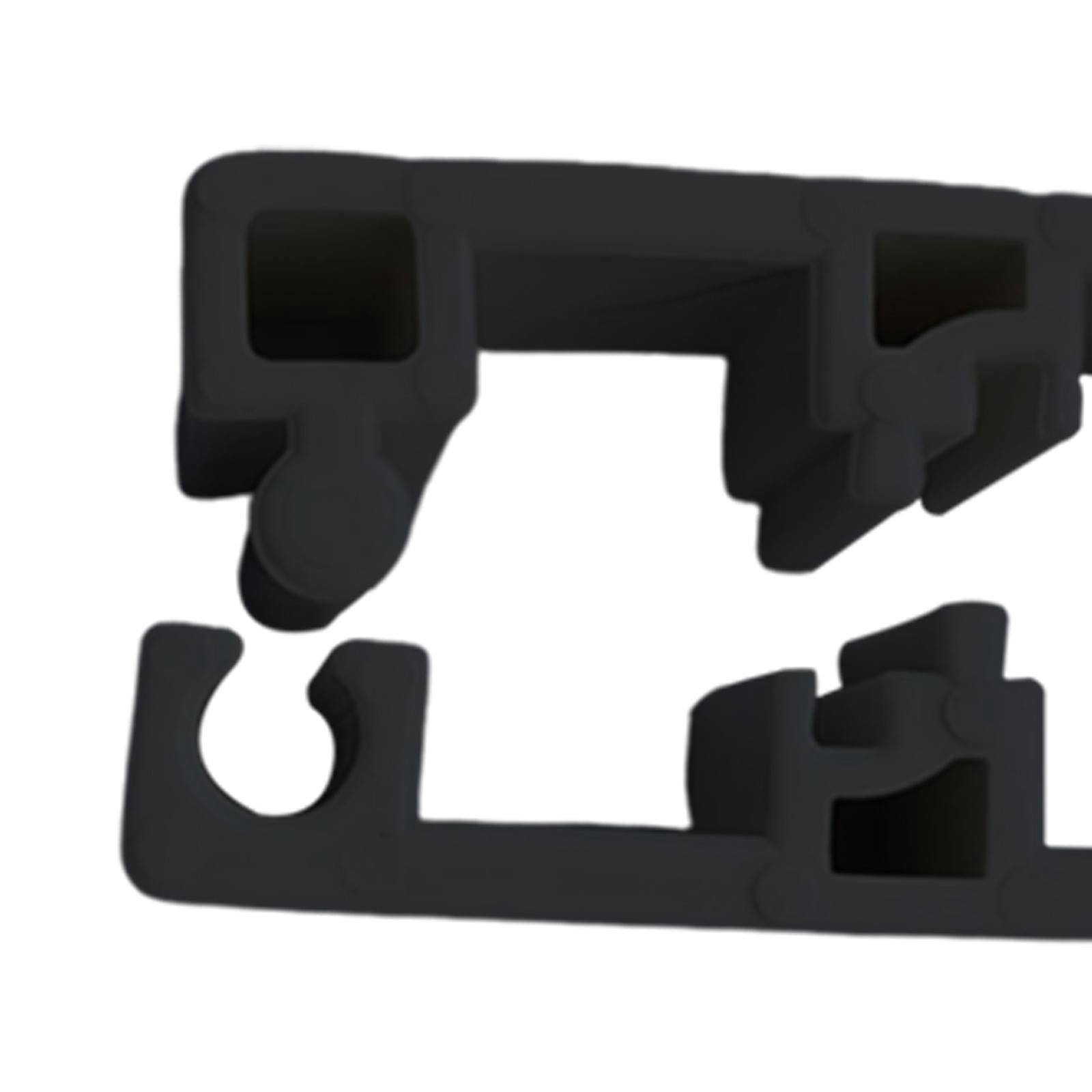 balikha 10 Pieces Pet Fence Clamps Dog Enclosure Accessories Clamp Connector Cat Villas Bird Cages Tube Fixing Buckles Playpen Lock Black