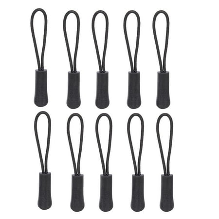 Peggybuy 10pcs/pack Zipper Puller Anti Slip End Fit Rope Tag Fixer Zip ...