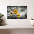 thumbnail image 2 of Elephant Stock Sunflowers In Sunset Yellow Color Pop Wall Art - Horizontal Canvas Wall Art - Living Room Wall Decor - Floral And Botanical Canvas - Orange And Gray Decor By Melanie Viola - 12" x 8", 2 of 8