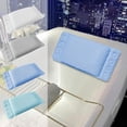 thumbnail image 7 of Steadline PVC Bathtub Pillow,Suction Cup Non-Slip Backrest,44x20cm Bath Pillow,Hotel Grade Comfort Foam,Waterproof Bathroom Cushion,Home SPA Relaxation Essential, 7 of 7
