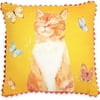The Pioneer Woman Butterfly Cat 18x18 Decorative Pillow