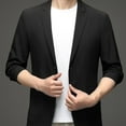 thumbnail image 6 of Suit Jacket Men Stylish Casual for Holidays Festivals Travel Black 4XL, 6 of 9