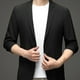 thumbnail image 5 of Chaqueta de traje para hombre Traje de chaqueta para hombre, elegante 2 botones para hombre Abrigos deportivos y traje de chaqueta, abrigos de traje , negro Negro M Salvador Dali chaqueta de traje, 5 of 10