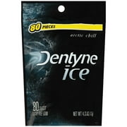 Dentyne Arctic Chill Sugar Free Gum, 80 count
