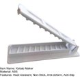 thumbnail image 3 of Máquina para hacer parrillas antiadherentes resistente al calor, para exteriores, apta para alimentos, sin BPA, manual, para brochetas, herramienta para acampar, 3 of 5