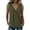 Army Green, variant on Women Summer Tops Sleeveless Wrap Button Pocket Blouses Casual V Neck Summer Tops