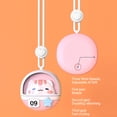 thumbnail image 3 of Mini Hanging Neck Fan Usb Wind Desktop Fashionable Carry Leafless Hangerneck Small Fan Paintbrushes, 3 of 7