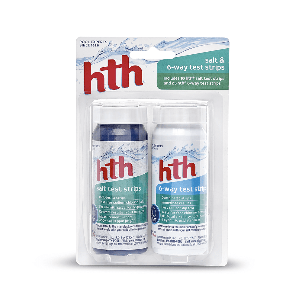 hth Salt & 6Way Test Strips