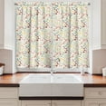 thumbnail image 2 of Ambesonne Abstract Kitchen Curtains, Dot Swirls Retro Look, 55"x39", Multicolor, 2 of 3