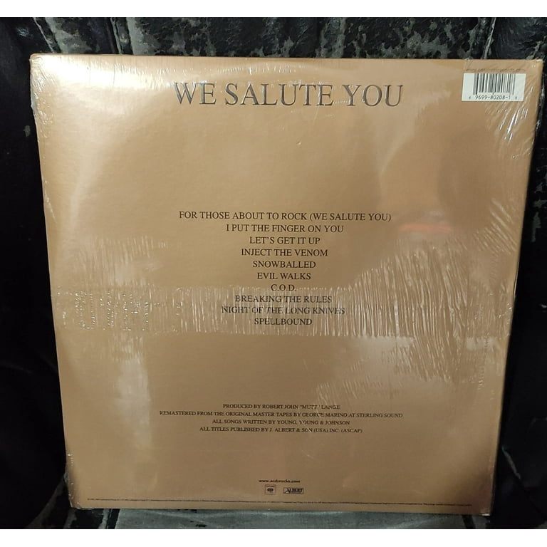 AC/DC - For Those About to Rock We Salute You - Music