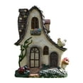 thumbnail image 1 of Escultura de La Casa Del Jdín de Hadas de La Resina, Impermeable Y Durable, Casa en Miniatura Sunnimix estatuilla de casas de hadas, 1 of 8