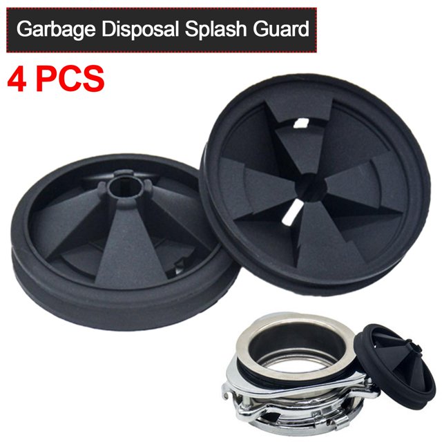 Protector de eliminación de silicona, tapón de fregadero de eliminación de basura, cubierta de drenaje de fregadero, deflector de fregadero, d 4 piezas Macarena Protector contra salpicaduras