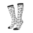 thumbnail image 2 of Fotbe Retro Rooster print Women's Men's Novelty Crew Socks Cotton Socks Knee High Socks for Walking,Running,Nurses,Pregnancy, 2 of 8