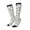 2 Black-1, variant on Women Crew Soft Moisture-wicking Socks Retro Rooster Pattern Design Cotton Socks, One Size fit All