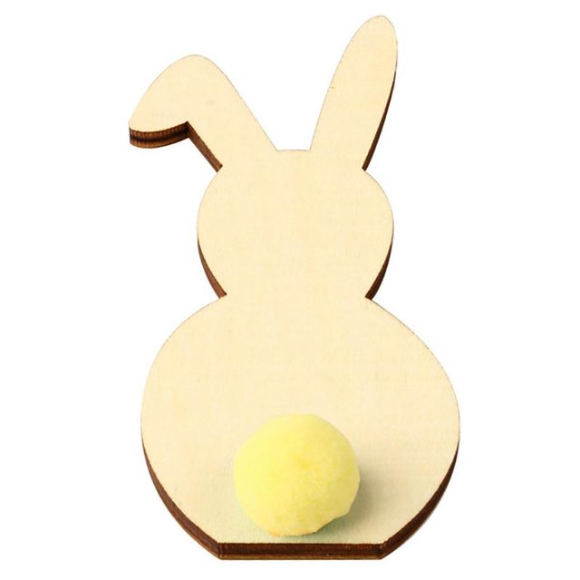Wosthever 5 piezas de de conejo, decoraciones de Pascua, manualidades para álbum de recortes, regalos de aniversario, accesorios de Decoración del hogar JM01171