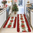 thumbnail image 2 of Vggrvlo Christmas Kitchen Mats Rugs Non Slip Extra Soft Absorbent Chenille Floor Mats Rubber Backing Quick Dry Bath Rugs Mats 2PCS, 2 of 6