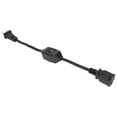thumbnail image 4 of Tebru 1' Cord Power Cable with Extension Cord, Midnight Black, 4 of 8