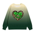 thumbnail image 4 of Bnwani Girls Sweatshirt Crew Neck Long Sleeve Sweatshirt St. Patrick'S Day Hearts Graphic Printed Tops Pullover, 4 of 5