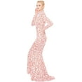 thumbnail image 4 of Martian Spy Girl Dress Mars Attacks Fishtail Slim Long Dress Prom Gown, 4 of 7