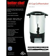 أفضل الشيف 10 إلى 30 كأس الفولاذ المقاوم للصدأ Urn Coffeemaker
