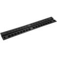 thumbnail image 2 of 3.28 ft Cable Protector Ramp, 4 Pack of 1 Channel, 18000 lbs/axle Capacity Heavy Duty Rubber Speed Bumps, Floor Cord Cable Protector Wire Cover, for Residential Areas, Private Garages, Gardens, 2 of 8