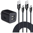 TRAHOOUSB Wall Charger, 2.1A Charger Adapter with 6Ft Fast Charging