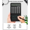 thumbnail image 3 of Calculadora Científica De 12 Dígitos Con Bloc De Notas, Pantalla LCD, Teclas De Silencio, Función De Bloqueo De Notas, Protección De La Salud Y El Medio Ambiente, Portátil Y, 3 of 8