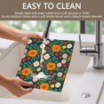 thumbnail image 4 of Placemat, Pioneer Flower Floral Print Pattern Place Mats Table Mat Set Of 2, PVC Washable Placemats for Party Kitchen Dining Decoration, 18x12 Inch, Fade Resistant, 4 of 6