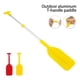 thumbnail image 4 of Paleta telescópica de plástico para bote, accesorios de seguridad ajustables para bote, con agarre antideslizante para Kayak, canoa, 4 of 5