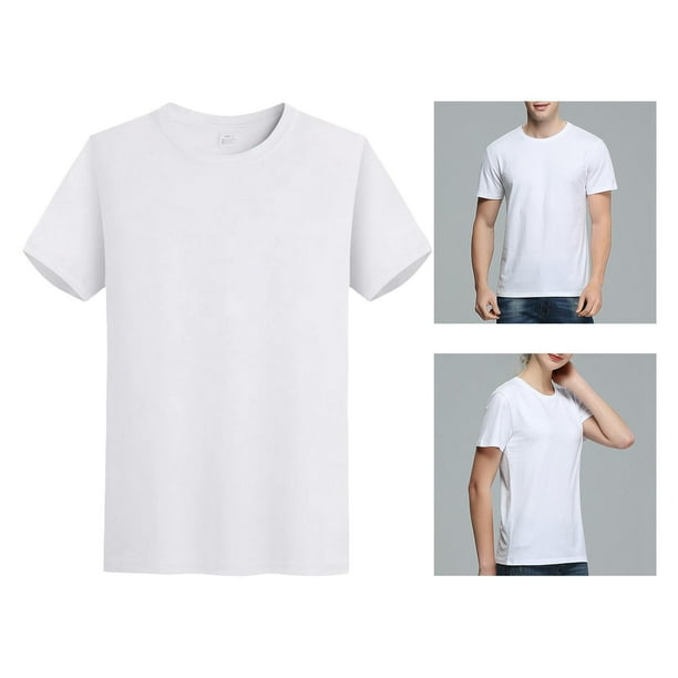 Camiseta básica blanca hombre hotsell