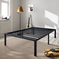 thumbnail image 1 of Amolife Cadre de Lit Plateforme en Métal Robuste Format Simple avec Grand Espace de Rangement sous le Lit de 16,5 Pieds', 1 of 8